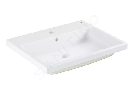 Grohe Cube Ceramic - Umyvadlo zápustné, 61x49 cm, PureGuard, alpská bílá 3947900H