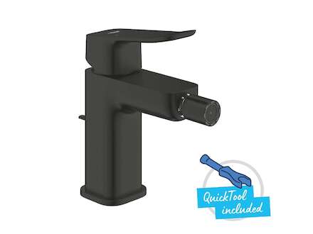 Grohe Dice - Bidetová baterie s výpustí, matná černá 1018772430