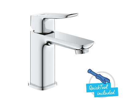 Grohe Dice - Umyvadlová baterie s výpustí Push-Open, studený start, chrom 1018610000