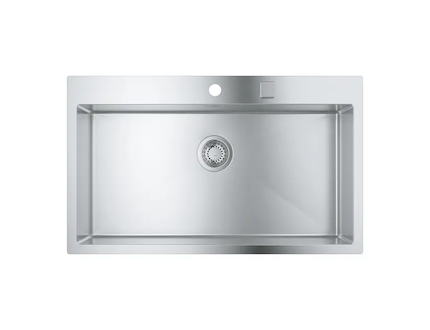 Grohe Dřezy - Dřez K800 s automatickým odtokem, 85x51 cm, kartáčovaná nerez 31584SD1