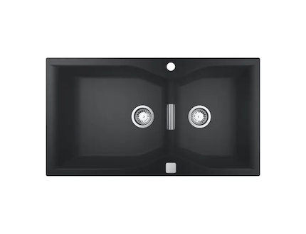 Grohe Dřezy - Kompozitní dřez K700 s odtokem, 90x50 cm, granitová černá 31658AP0