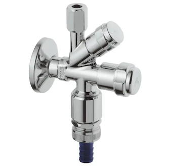 Grohe Eggemann - Originální WAS kombi-rohový ventil, chrom 41082000