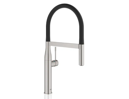 Grohe Essence - Dřezová baterie s flexibilním ramenem s přepínačem, supersteel 30294DC0
