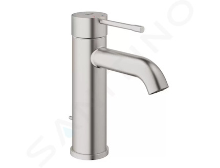 Grohe Essence - Páková umyvadlová baterie s výpustí, supersteel 23589DC1