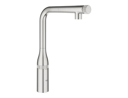 Grohe Essence SmartControl - Dřezová baterie s výsuvnou koncovkou, SmartControl, supersteel 31615DC0