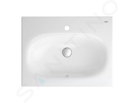 Grohe Essence - Umyvadlo s přepadem 60x46 cm, PureGuard, alpská bílá 3956800H