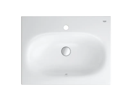 Grohe Essence - Umyvadlo s přepadem 60x46 cm, PureGuard, alpská bílá 3956800H