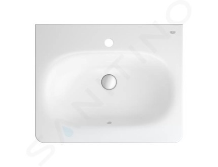 Grohe Essence - Umyvadlo s přepadem 60x49 cm, PureGuard, alpská bílá 3956500H
