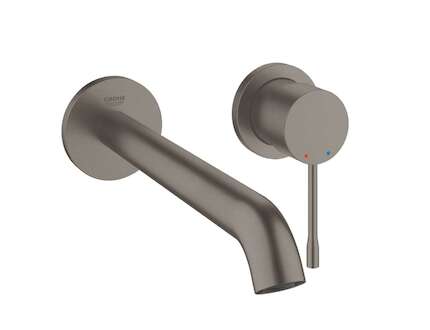 Grohe Essence - Umyvadlová baterie L pod omítku, 2-otvorová instalace, kartáčovaný tmavý grafit 19967AL1