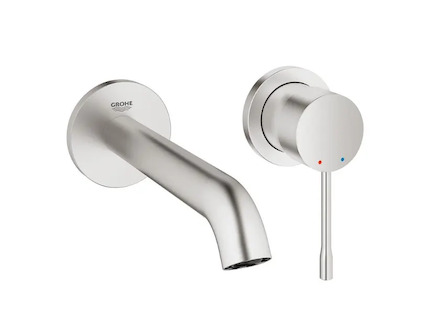 Grohe Essence - Umyvadlová baterie pod omítku, 2-otvorová instalace, supersteel 19408DC1