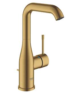 Grohe Essence - Umyvadlová baterie s výpustí, kartáčovaný Cool Sunrise 32628GN1