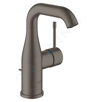 Grohe Essence - Umyvadlová baterie s výpustí, kartáčovaný tmavý grafit 23462AL1