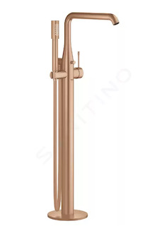 Grohe Essence - Vanová baterie do podlahy, kartáčovaný Warm Sunset 23491DL1
