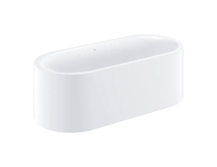 Grohe Essence - Volně stojící vana 180x80 cm s přepadem, alpská bílá 39729000