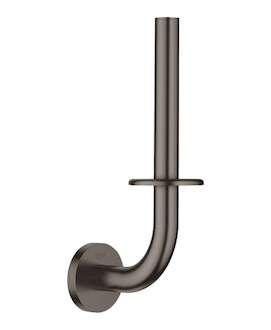 Grohe Essentials - Držák rezervního toaletního papíru, kartáčovaný tmavý grafit 40385AL1