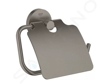 Grohe Essentials - Držák toaletního papíru, kartáčovaný tmavý grafit 40367AL1