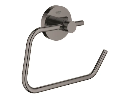 Grohe Essentials - Držák toaletního papíru, kartáčovaný tmavý grafit 40689AL1