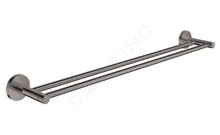Grohe Essentials - Dvouramenný držák na ručníky, tmavý grafit 40802A01