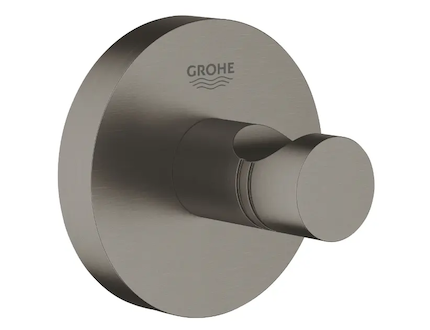 Grohe Essentials - Háček na koupací plášť, kartáčovaný tmavý grafit 40364AL1