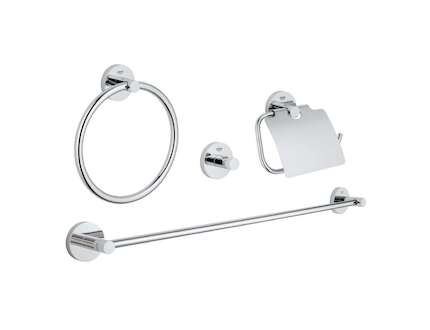 Grohe Essentials - Sada doplňků do koupelny 4 v 1, chrom 40776001