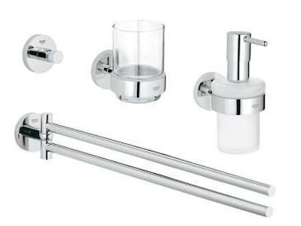 Grohe Essentials - Sada doplňků do koupelny 4 v 1, chrom 40846001