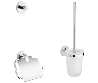Grohe Essentials - Sada doplňků pro toaletu 3 v 1, chrom 40407001