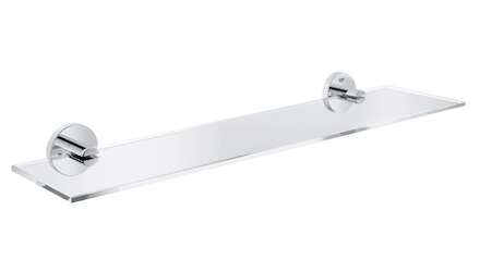 Grohe Essentials - Skleněná polička, chrom 40799001