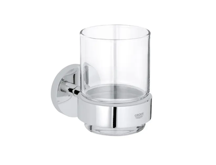 Grohe Essentials - Sklenička s držákem, chrom 40447001