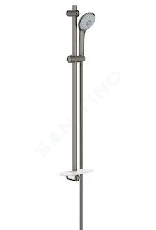 Grohe Euphoria - Sada sprchové hlavice Massage 110, tyče a hadice, 3 proudy, kartáčovaný tmavý grafit 27226AL1
