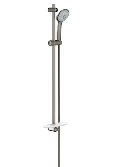 Grohe Euphoria - Sada sprchové hlavice Massage 110, tyče a hadice, 3 proudy, kartáčovaný tmavý grafit 27226AL1
