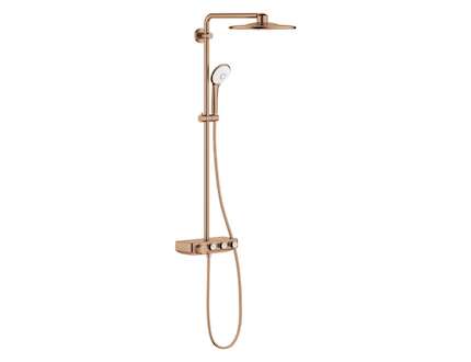 Grohe Euphoria SmartControl - Sprchový set 310 Duo s termostatem, 3 proudy, kartáčovaný Warm Sunset 26507DL0