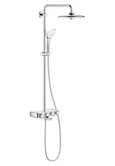 Grohe Euphoria SmartControl - Sprchový set s vanovým termostatem, průměr 26 cm, 3 proudy, chrom 26608000