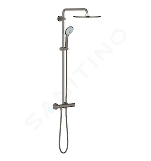 Grohe Euphoria - Sprchový set 310 s termostatem, 3 proudy, kartáčovaný tmavý grafit 26075AL0