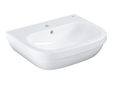Grohe Euro Ceramic - Umyvadlo s přepadem, 60x48 cm, alpská bílá 39335000