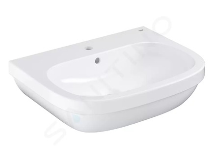 Grohe Euro Ceramic - Umyvadlo s přepadem, 65x52 cm, alpská bílá 39323000