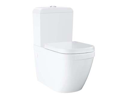 Grohe Euro Ceramic - WC kombi set s nádržkou a sedátkem softclose, rimless, alpská bílá 39462000