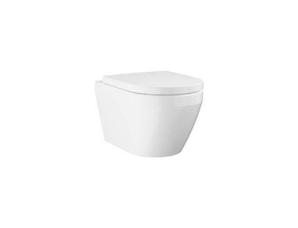 Grohe Euro Ceramic - Závěsné WC se sedátkem Softclose, Rimless, Triple Vortex, alpská bílá 102510SH00