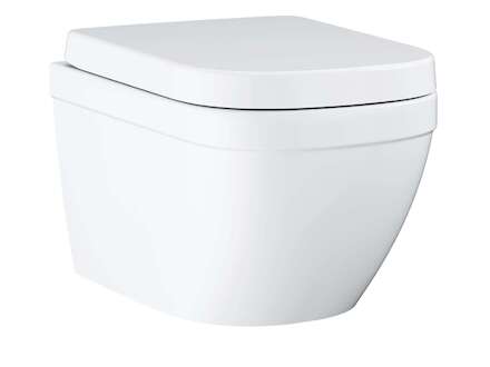 Grohe Euro Ceramic - Závěsné WC se sedátkem softclose, rimless, Triple Vortex, alpská bílá 39554000