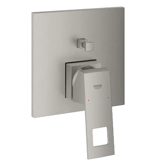 Grohe Eurocube - Baterie pod omítku pro 2 spotřebiče, supersteel 24062DC0