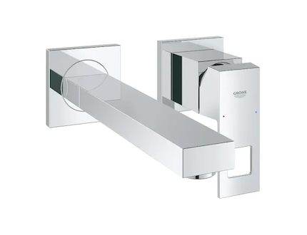 Grohe Eurocube - Umyvadlová baterie pod omítku, 2-otvorová instalace, chrom 23447000