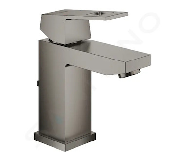 Grohe Eurocube - Umyvadlová baterie s výpustí, kartáčovaný Hard Graphite 23127AL0