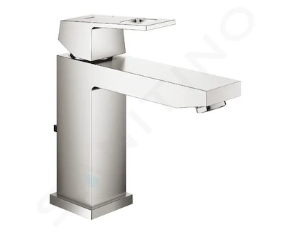 Grohe Eurocube - Umyvadlová baterie s výpustí, supersteel 23445DC0
