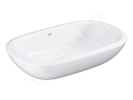 Grohe Eurostyle New - Umyvadlo na desku 50x38 cm, bez přepadu, PureGuard, HyperClean, alpská bílá 39216000