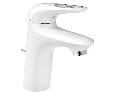 Grohe Eurostyle - Páková umyvadlová baterie ES, velikost S, měsíční bílá/chrom 23374LS3