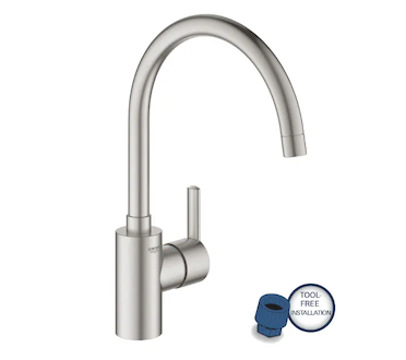 Grohe Feel - Dřezová baterie, supersteel 32670DC2