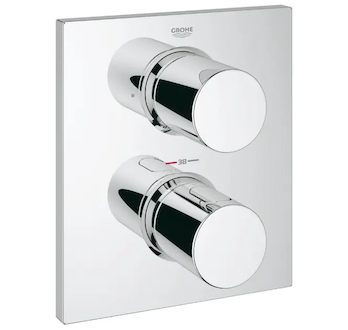 Grohe Grohtherm F - Termostatická vanová baterie pod omítku, chrom 27618000