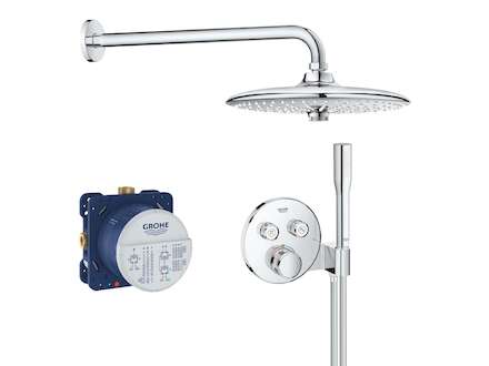 Grohe Grohtherm SmartControl - Sprchový set Perfect s podomítkovým termostatem, 3 proudy, chrom 34744000