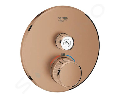 Grohe Grohtherm SmartControl - Termostatická baterie pod omítku, kartáčovaný Warm Sunset 29118DL0