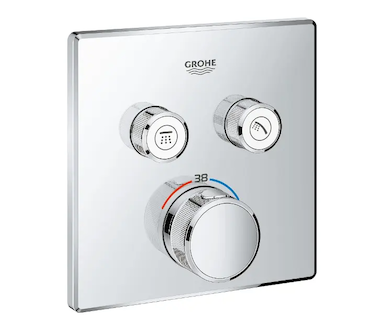 Grohe Grohtherm SmartControl - Termostatická baterie pod omítku se 2 ventily, chrom 29124000