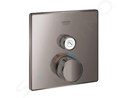 Grohe Grohtherm SmartControl - Termostatická sprchová baterie pod omítku s 1 ventilem, Hard Graphite 29123A00